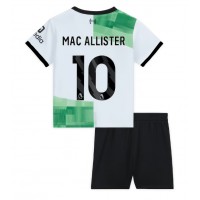 Liverpool Alexis Mac Allister #10 Bortadräkt Barn 2023-24 Kortärmad (+ Korta byxor)